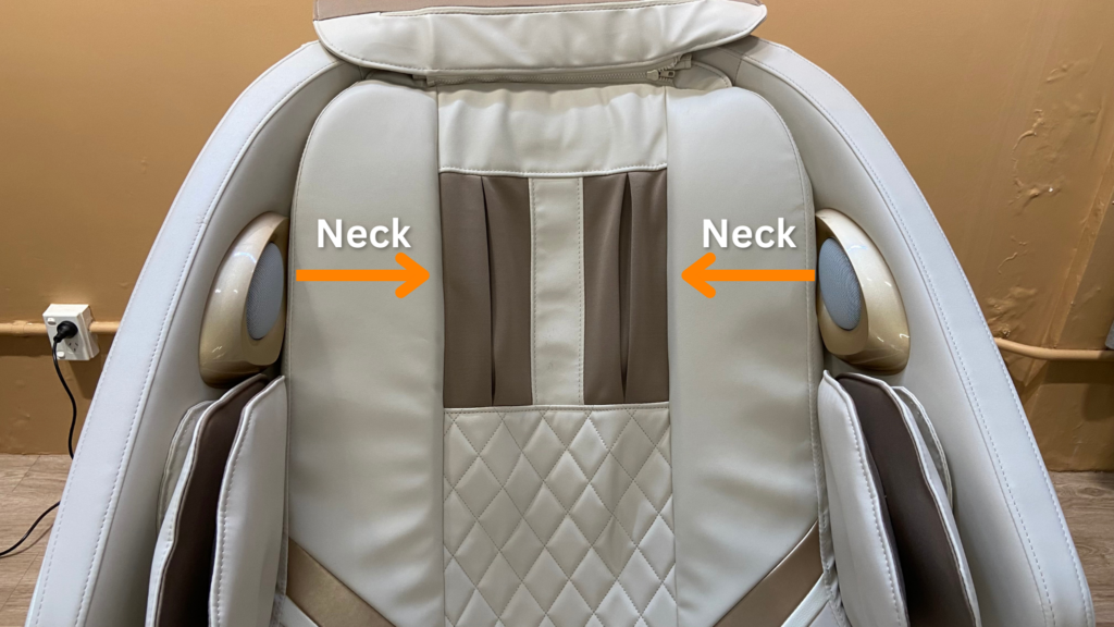 GM450 full body massage chair neck part diagram
